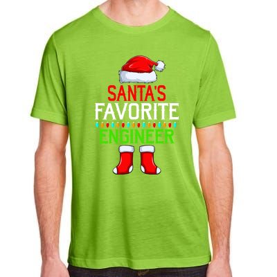 Lighting Xmas SantaS Favorites Engineer Christmas Gift Adult ChromaSoft Performance T-Shirt