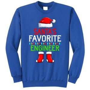 Lighting Xmas SantaS Favorites Engineer Christmas Gift Sweatshirt