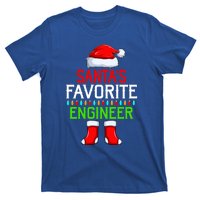 Lighting Xmas SantaS Favorites Engineer Christmas Gift T-Shirt