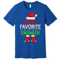 Lighting Xmas SantaS Favorites Engineer Christmas Gift Premium T-Shirt