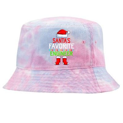 Lighting Xmas SantaS Favorites Engineer Christmas Gift Tie-Dyed Bucket Hat