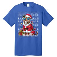 Leopard Xmas Style Ugly Santa Leopard Christmas Great Gift Tall T-Shirt