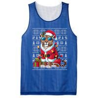 Leopard Xmas Style Ugly Santa Leopard Christmas Great Gift Mesh Reversible Basketball Jersey Tank