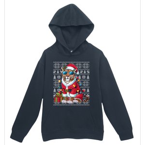 Leopard Xmas Style Ugly Santa Leopard Christmas Great Gift Urban Pullover Hoodie