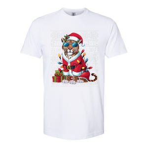 Leopard Xmas Style Ugly Santa Leopard Christmas Great Gift Softstyle CVC T-Shirt