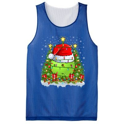 Lighting Xmas Tree Decoration Santa Pickleball Christmas Gift Mesh Reversible Basketball Jersey Tank