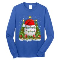 Lighting Xmas Tree Decoration Santa Golf Christmas Cute Gift Long Sleeve Shirt