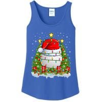 Lighting Xmas Tree Decoration Santa Golf Christmas Cute Gift Ladies Essential Tank