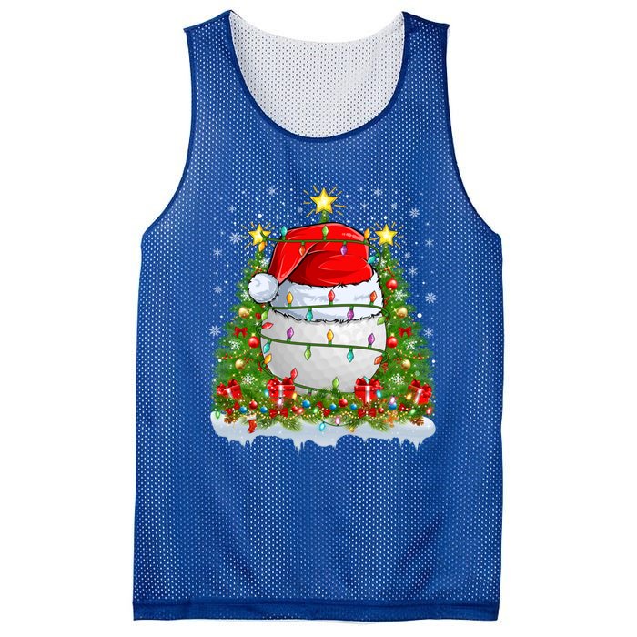 Lighting Xmas Tree Decoration Santa Golf Christmas Cute Gift Mesh Reversible Basketball Jersey Tank