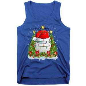 Lighting Xmas Tree Decoration Santa Golf Christmas Cute Gift Tank Top