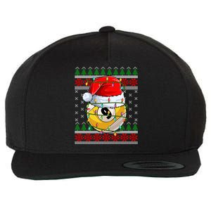 Lighting Xmas Ugly Sweater Style Billiards Christmas Cute Gift Wool Snapback Cap