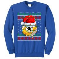 Lighting Xmas Ugly Sweater Style Billiards Christmas Cute Gift Sweatshirt