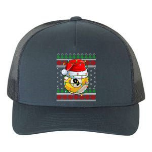 Lighting Xmas Ugly Sweater Style Billiards Christmas Cute Gift Yupoong Adult 5-Panel Trucker Hat