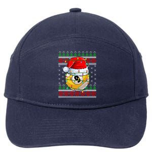 Lighting Xmas Ugly Sweater Style Billiards Christmas Cute Gift 7-Panel Snapback Hat