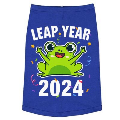 Leap Year 2024 Cute Frog Leap Day Birthday Doggie Tank