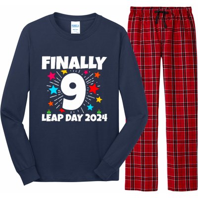 Leap Year 2024 36th Birthday Leap Day Birthday 2024 Long Sleeve Pajama Set