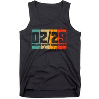 Leap Year 2024 Retro February 29 Birthday Leap Day Tank Top