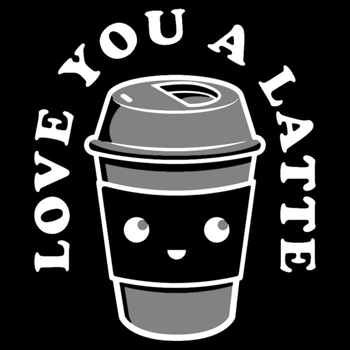 Love You A Latte Cooling Performance Crew T-Shirt