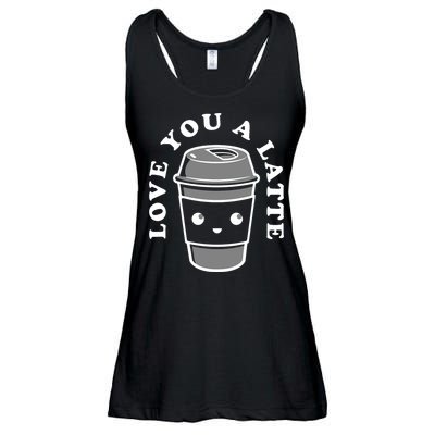 Love You A Latte Ladies Essential Flowy Tank