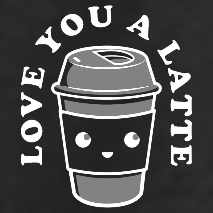 Love You A Latte Golf Towel