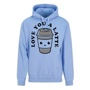 Love You A Latte Unisex Surf Hoodie