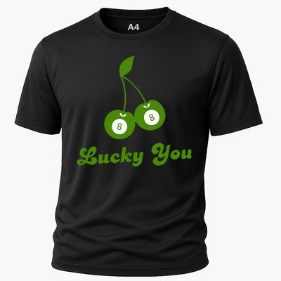 Lucky You Baby 8 Ball Cherry Baby Cooling Performance Crew T-Shirt