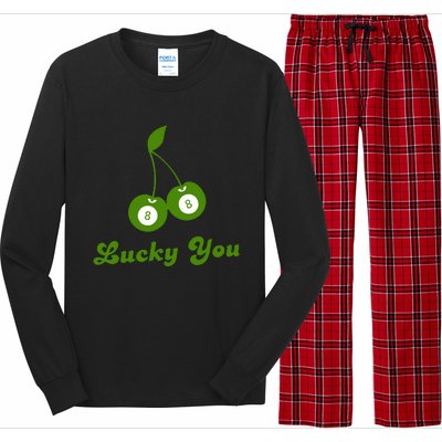 Lucky You Baby 8 Ball Cherry Baby Long Sleeve Pajama Set