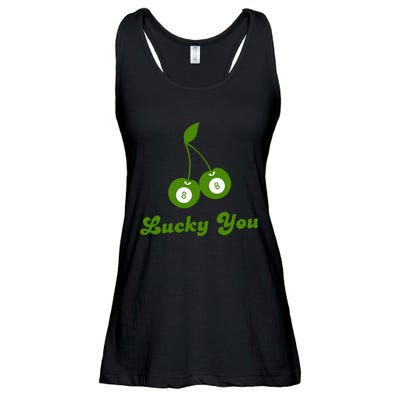 Lucky You Baby 8 Ball Cherry Baby Ladies Essential Flowy Tank