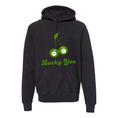 Lucky You Baby 8 Ball Cherry Baby Premium Hoodie