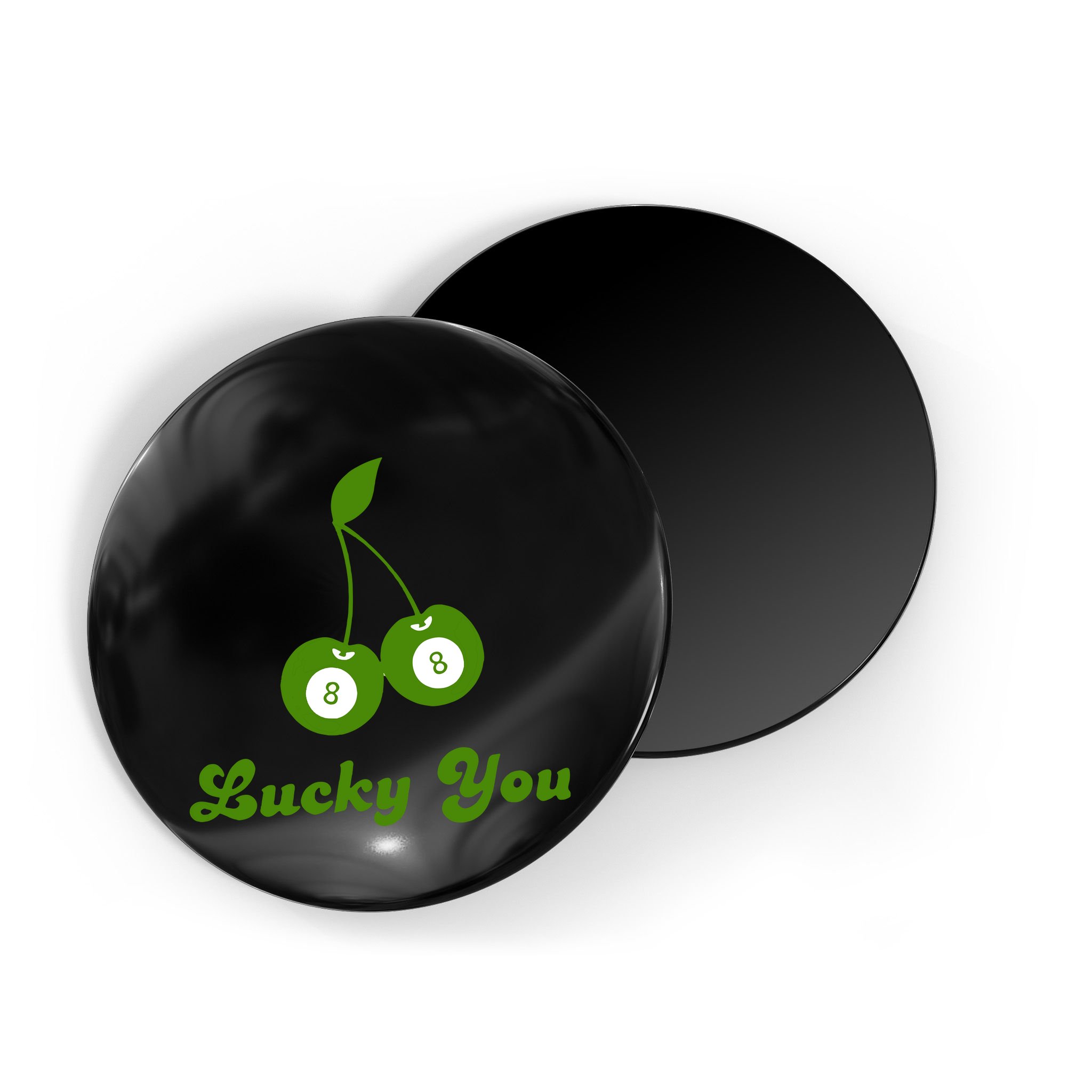Lucky You Baby 8 Ball Cherry Baby Magnet