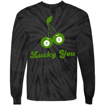 Lucky You Baby 8 Ball Cherry Baby Tie-Dye Long Sleeve Shirt