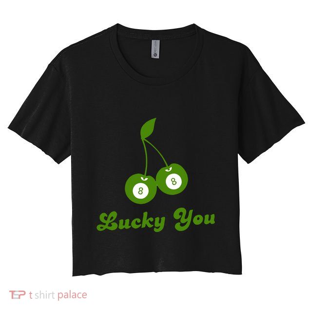 Lucky You Baby 8 Ball Cherry Baby Crop Top
