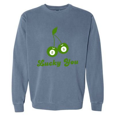 Lucky You Baby 8 Ball Cherry Baby Garment-Dyed Sweatshirt