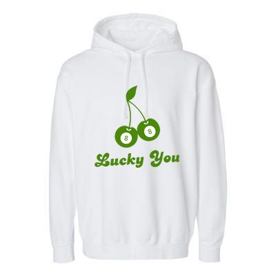 Lucky You Baby 8 Ball Cherry Baby Garment-Dyed Fleece Hoodie