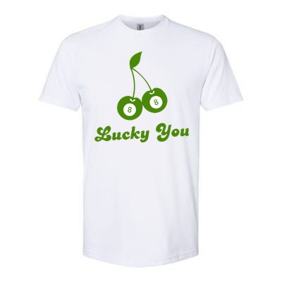 Lucky You Baby 8 Ball Cherry Baby Softstyle CVC T-Shirt