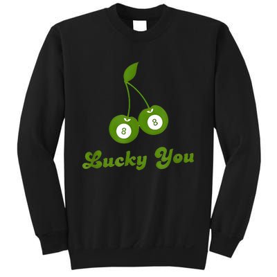 Lucky You Baby 8 Ball Cherry Baby Sweatshirt