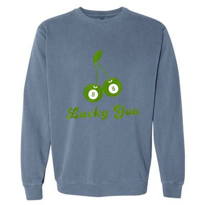 Lucky You Baby 8 Ball Cherry Baby Garment-Dyed Sweatshirt