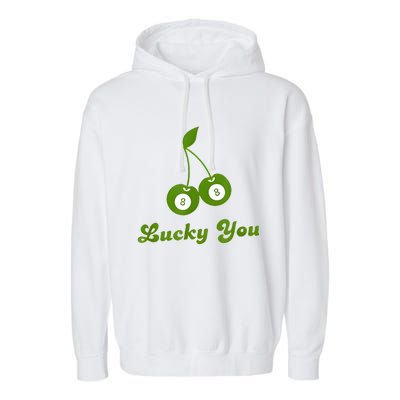 Lucky You Baby 8 Ball Cherry Baby Garment-Dyed Fleece Hoodie