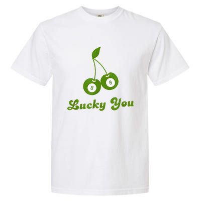 Lucky You Baby 8 Ball Cherry Baby Garment-Dyed Heavyweight T-Shirt