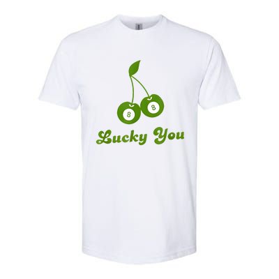 Lucky You Baby 8 Ball Cherry Baby Softstyle CVC T-Shirt