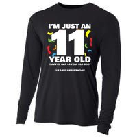 Leap Year Birthday 44th Birthday Party Leap Day Birthday Cooling Performance Long Sleeve Crew