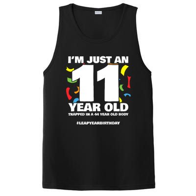 Leap Year Birthday 44th Birthday Party Leap Day Birthday PosiCharge Competitor Tank