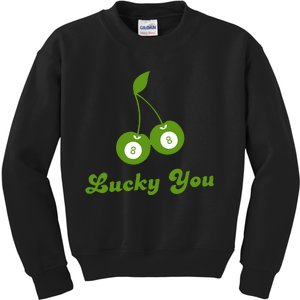 Lucky You Baby 8 Ball Cherry Baby Kids Sweatshirt