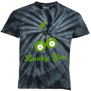 Lucky You Baby 8 Ball Cherry Baby Kids Tie-Dye T-Shirt