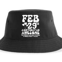 Leap Years Birthday 2024 Quote February 29th Leap Day Sustainable Bucket Hat