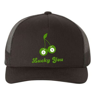 Lucky You Baby 8 Ball Cherry Baby Yupoong Adult 5-Panel Trucker Hat