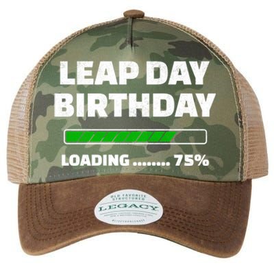 Leap Year Birthday Cool Gift Feb 29th Birthday Cool Gift Leap Day Birthday Great Legacy Tie Dye Trucker Hat