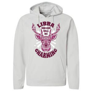 Libra You Can Call Me Charming Performance Fleece Hoodie