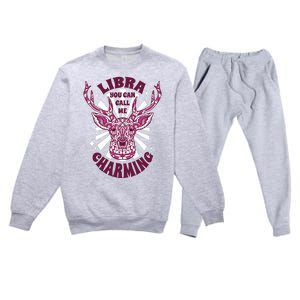 Libra You Can Call Me Charming Premium Crewneck Sweatsuit Set