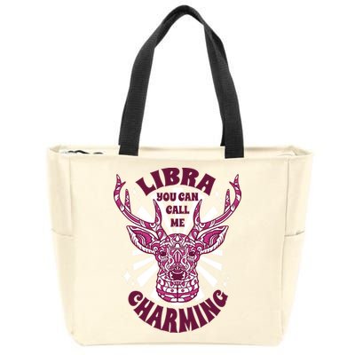 Libra You Can Call Me Charming Zip Tote Bag